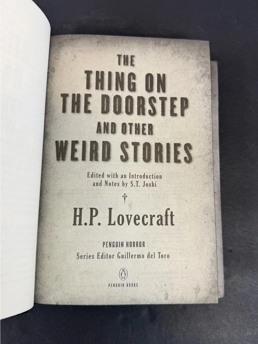 The Thing on the Doorstep and Other Weird Stories (Penguin Horror) Lovecraft, HP